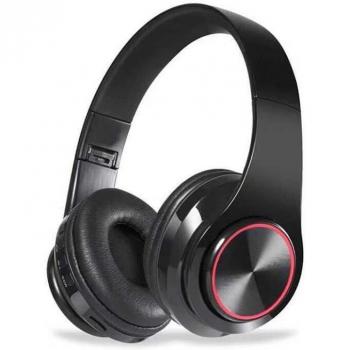 Auriculares Inalámbricos Bluetooth Estéreo Hifi con Luz LED Colorida, Cancelación de Ruido y Micrófono Incorporado con Ranura para Tarjeta TF