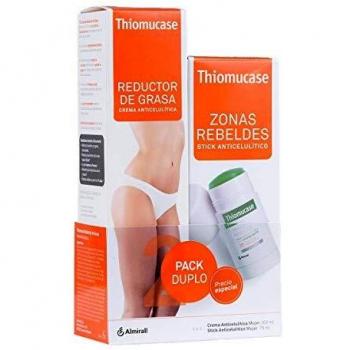 ALMIRALL THIOMUCASE Kit Duplo Cream+Stick, Negro, Estandar