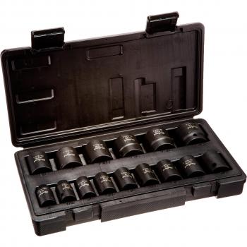 Blackhawk By Proto UW-1615S 6-Point Drive Impact Socket Set, 1/2-Inch, 15-Piece