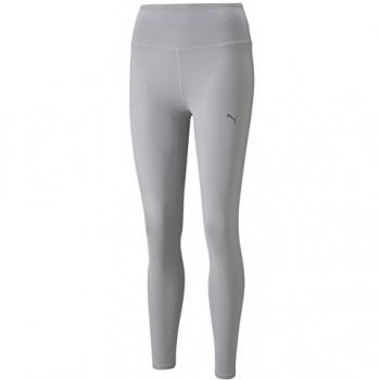 Mallas 7/8 Puma Studio Foundation para mujer, ideales para fitness, running y walking, en color blanco y gris, talla M