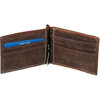 Mini Cartera hombre YY COVERI marrón piel underwire y monedero externo A4053