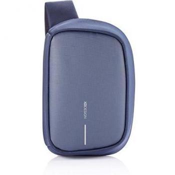 Bobby Sling Anti-Theft RFID Crossbody Bag - Navy Blue