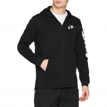 Nike M NSW HOODIE FT FZ HYBRID Sudadera, Hombre, Negro