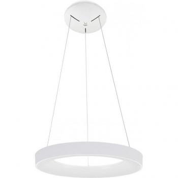 Lámpara colgante moderna Giulia blanca, led, blanco cálido 3000K, 2200lm