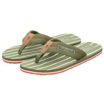 Tommy Hilfiger PATCH HILFIGER BEACH SANDAL CHANCLA hombre Verde
