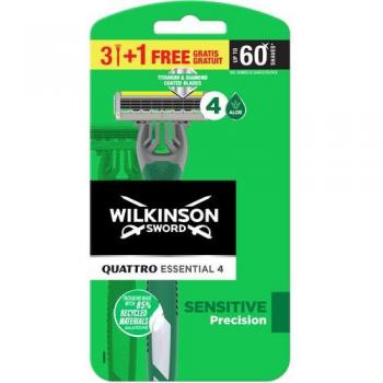 Wilkinson Quattro Titanium Sensitive 4 uds Maquinilla de Afeitar Desechable