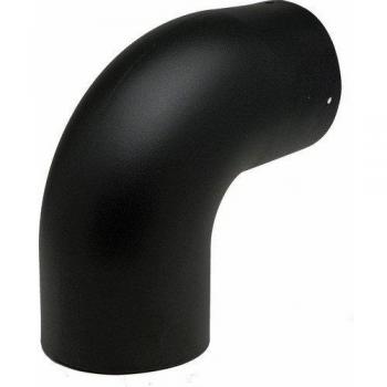 Codo 90° esmaltado negro mate D.153