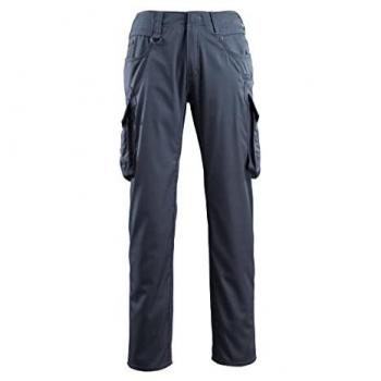 Mascot Workwear Pantalón Unisex Ingolstadt, cintura 33plg, pierna 82cm, color azul marino oscuro, material: algodón y poliéster, modelo 16179-230-010 con bolsillos