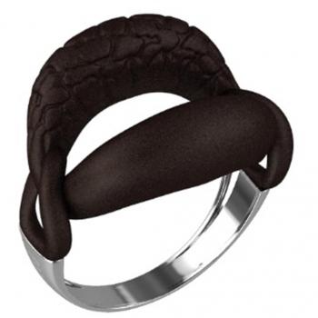 Anillo de Mujer Panarea AA156N Talla 16 Negro Plata