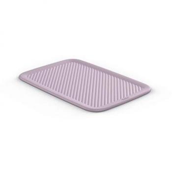 Tapa para Caja Organizadora Rectangular Baobab 5L, Polipropileno Sin BPA, Lila, Medidas 18.7 x 27.8 x 0.7 cm