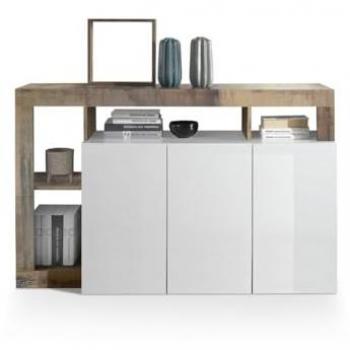 Aparador de 3 puertas INOSIGN Hamburg, 146 cm de ancho, diseño moderno y elegante