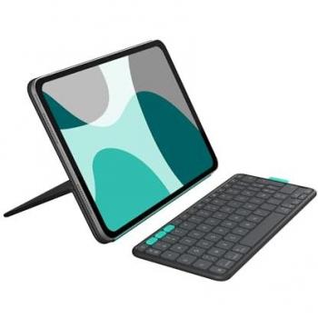 Funda Teclado Logitech Flip Folio Bluetooth para iPad Pro 11 (M4 y M5) y iPad Air 11 (M2 y M3) 5ª Generación - Grafito