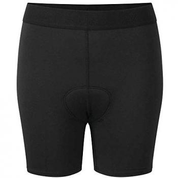 Dare 2b Women's Quick-Drying Recurrent Under Short Black, Size: 12 - Sale, Coolmax Moisture Control, Elasticated Waistband, Q-WIC Lightweight Fast Drying Fabric, 2D Moulded Gel Insert