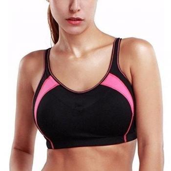 La Isla - Sujetador Deportivo X-over Moldeadas Sin Aros Para Mujer Negro 95B