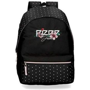Mochila Adaptable Pepe Jeans Armade, 42 cm, Negro