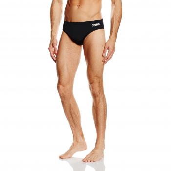 Arena Saredos - Slip de natación para hombre, color Negro /Gris metalizado, talla 100cm