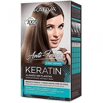 Kit de Alisado Anti-Frizz con Keratina Xpert Repair de Kativa