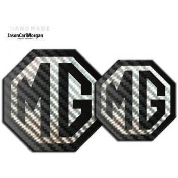 Mg TF LE500 2009-ON Fibra de Carbono frontal y trasera Insertar Badges