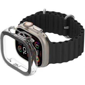 Protector de Pantalla Belkin ScreenForce TemperedCurve 2 en 1 para Apple Watch Ultra y Ultra 2, Borde Envolvente, película 3D Fina de Vidrio Templado, Accesorio Transparente