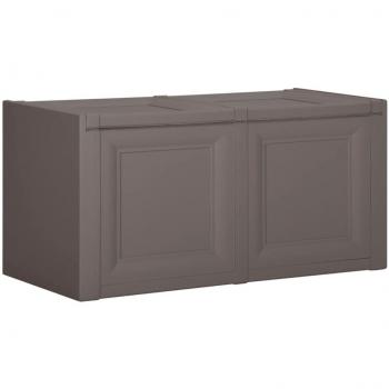 Caja de cojines gris 85 L 86x40x42 cm