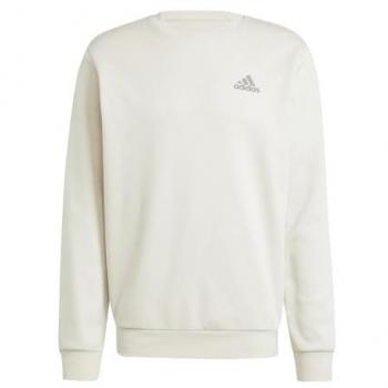 adidas Essentials Fleece Feelcozy Men’s Sweatshirt in Cream, Size M