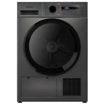 Secadora de condensación con bomba de calor Infiniton SD-BC8EDX, 8 kg, clase E, 16 programas, VaporCare, luz LED, inox oscuro