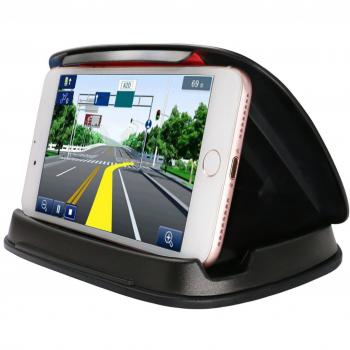 Soporte de coche para Samsung Galaxy S8, soporte universal de GPS para tablero de coche para iPhone 7, 7 Plus, 6, 6 plus y otros 7,6 cm– 17,2 cm, smartphones y Navigation, negro.