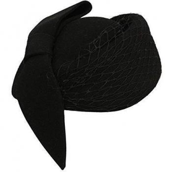 Nueva mujer VTG 1940s Retro WW2 Guerra caja de píldora sombrero de fieltro día 3 opciones de color