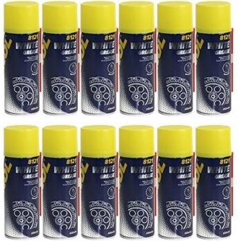 Lubricante Universal MANNOL 8121 Spray de Grasa Blanca 450 ml