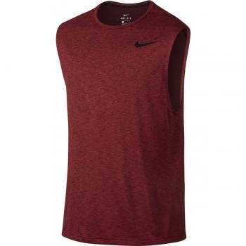 Nike M Nk Brt Tank Muscle Hpr Dry Camiseta sin Mangas, Hombre, Rojo