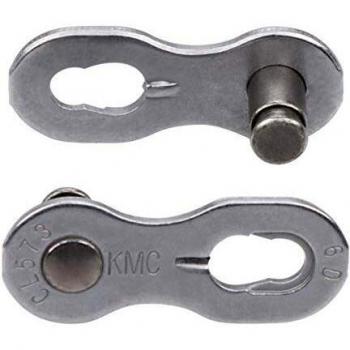 KMC Unisex's 7/8 Speed EPT MissingLink Joining Link, Dark Silver, 7.1mm