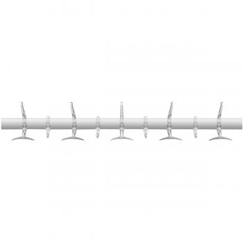 Kartell Hanger Percha, Aluminio, Transparente