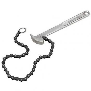Sealey AK6409 Oil Filter Chain Wrench, 60mm-120mm Capacity