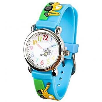 Reloj para Niños de Vinmori, Reloj de Cuarzo con Dibujos Animados Bonitos en 3D Resistente al Agua. Regalo para Chicos, Niños y Niñas