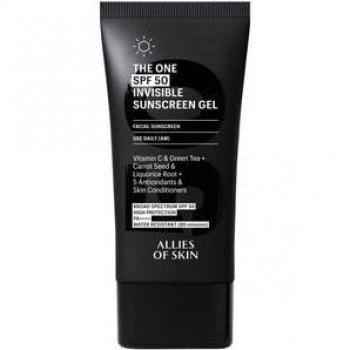 Allies of Skin THE ONE SPF50 Vitamin C & Green Tea Invisible Sunscreen Gel - 50ml