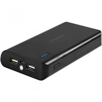 Vivanco PB 10000 Power Bank Batería Portatil 10000 mAh, Carga Rápida