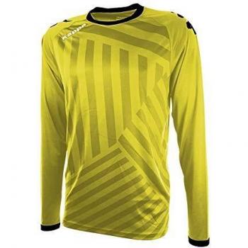 Kappa Temporio Camiseta Fútbol, Unisex, Amarillo, S/M