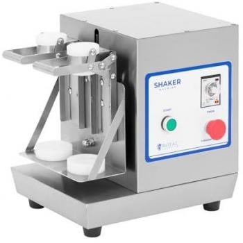 Batidora de Batidos Doble 2 x 0,75 L con Brazo Giratorio 360° y Velocidad de 240 rpm en Acero Inoxidable - Royal Catering