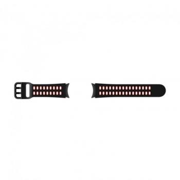 Correa Extrema Deportiva para Galaxy Watch 4/5, 20mm, S/M, Negro/Rojo