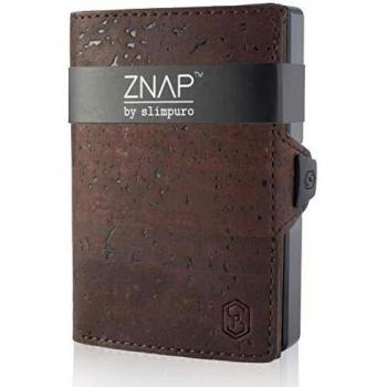 ZNAP Carteras para Hombre RFID Metálico con Compartimento para Monedas – Tarjetero Hombre de Aluminio – Cartera Hombre pequeña para 12 Tarjetas – Monedero Hombre Minimalista - Billeteras para Hombre