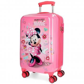 Disney 2331461 Stickers Equipaje Infantil, 55 cm, 32 litros, Rosa