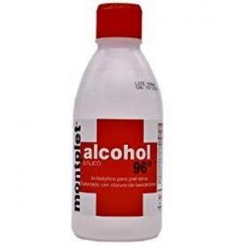 Montplet Alcohol etílico, 96 grados, 250 ml