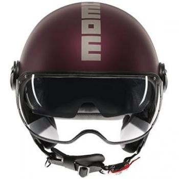 Casco Jet Momo Design FGTR EVO Mate Cereza / Plata Rosa Talla S