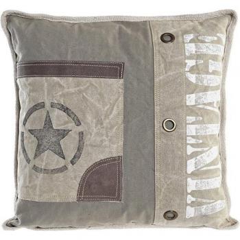 Cojín poliéster piel 45x15x45 450 gr. star gris