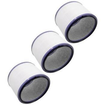 Filtro HEPA 3x Compatible para Dyson Pure Cool Link DP01, DP02, DP03, HP00, HP01, HP02 - Filtro de Repuesto para Purificador de Aire