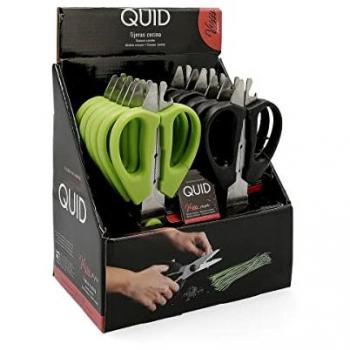 Tijeras Quid Veggy Metal Multicolor Baquelita 21 cm Pack 12x