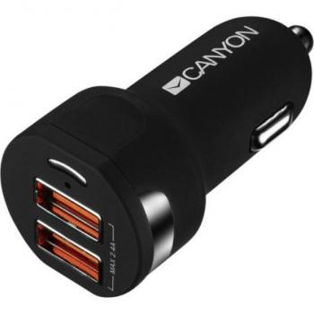 Cargador de Coche Canyon CNE-CCA07B 2xUSB 2.4A