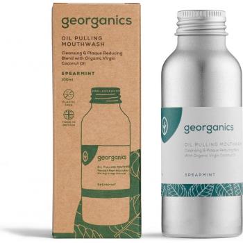 Enjuague bucal de aceite Georganics con sabor a hierbabuena, 275 ml