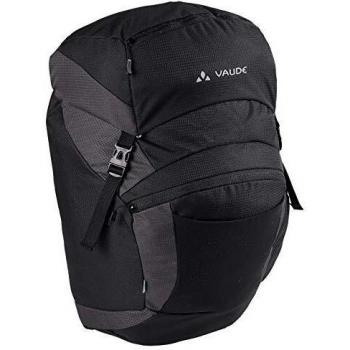 Bolsa delantera Vaude OnTour Front - Par de alforjas 32L (Negro/Rojo)