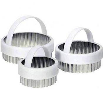 Imf 1994 Set 3 Cortapastas Rizados, Stainless Steel